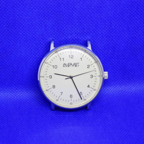August Steiner wristwatch used, stainless steel, sapphire crystal