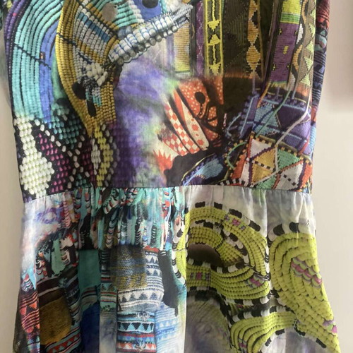Milk & Honey colorful dress used, 100% cotton, airy