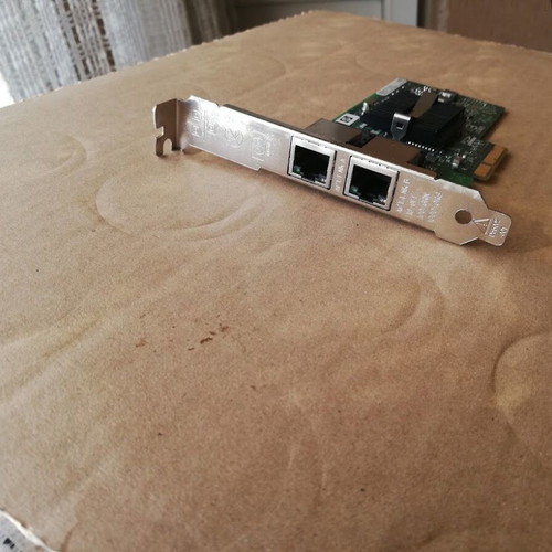 HP NC360T PCI Express Dual Port Gigabit Server Adapter used