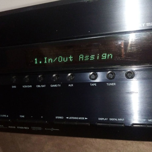 Onkyo TX-SR605 amplifier used, 90 watt