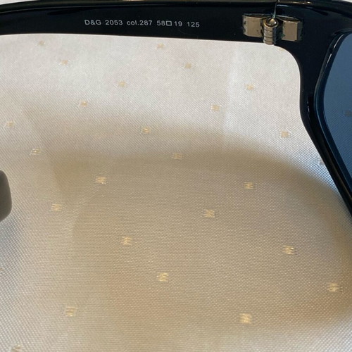 Dolce & Gabbana vintage rectangular blue sunglasses like new
