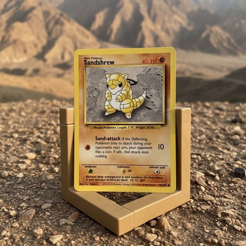 Sandshrew Pokemon Base Set Card like new