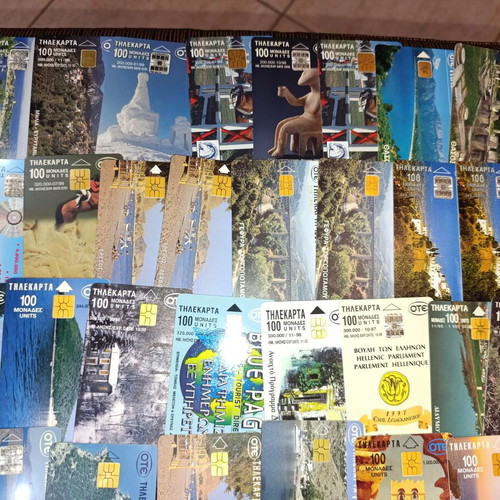 Phone cards used, pack of 100