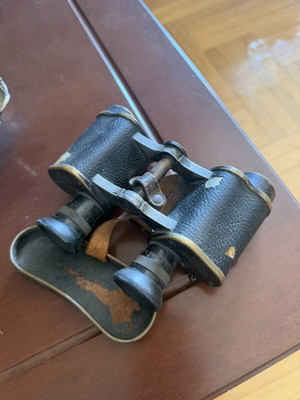 C.P. Goerz Berlin Armee Trieder Mod. 1908 military binoculars with case