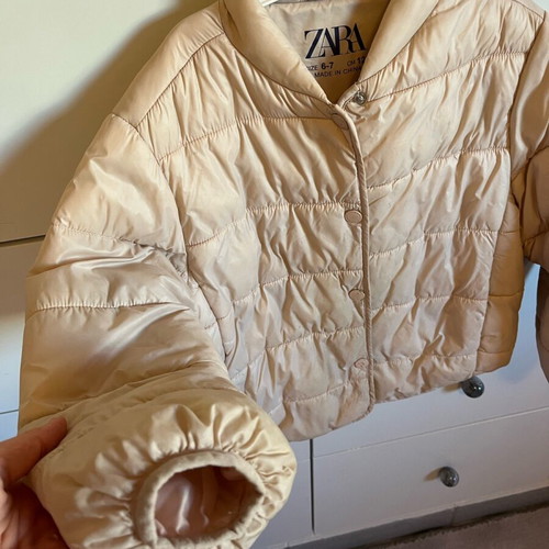 Zara spring jacket for girl 6-7 years like new, beige