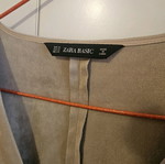 Φόρεμα Zara Basic μπεζ σαν καινούργιο με ντραπέ σχέδιο