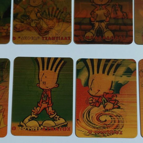 Chipicao 3D cards used, pack of 12 collectible