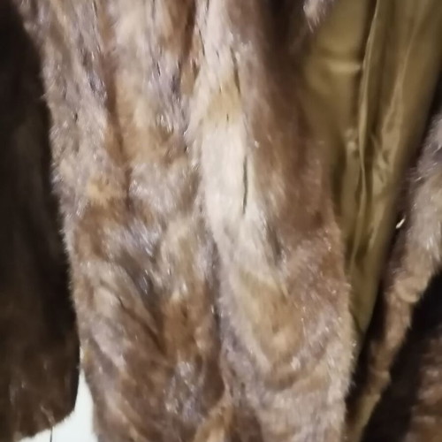 Fur coat with natural hair, like new