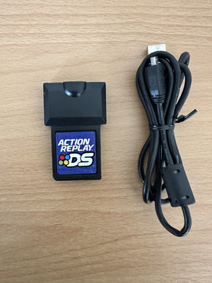 Action Replay DS used, fully functional with cable