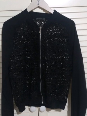 Stradivarius summer jacket small black like new