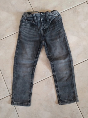 Mayoral soft denim pants for boys 24-36 months like new, adjustable waist