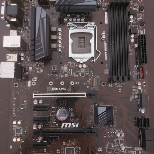 MSI Z370-A PRO motherboard with box
