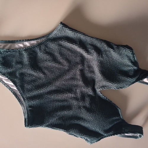 Adoro dark blue swimsuit size L with open back