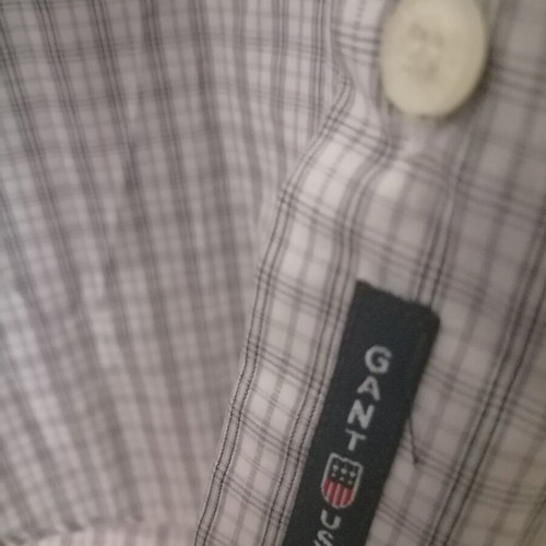 Gant men's checkered shirt size M like new