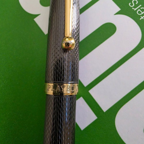 Playboy Vintage Pen used, Gunmetal Grey and Gold