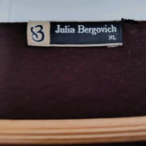 Julia Bergovich women's blouse XL used, brown chocolate