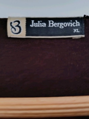 Julia Bergovich women's blouse XL used, brown chocolate