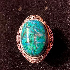 Phoenix αυθεντική πέτρα σε ασημένιο δαχτυλίδι one size