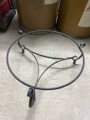 Metal large flowerpot stands used