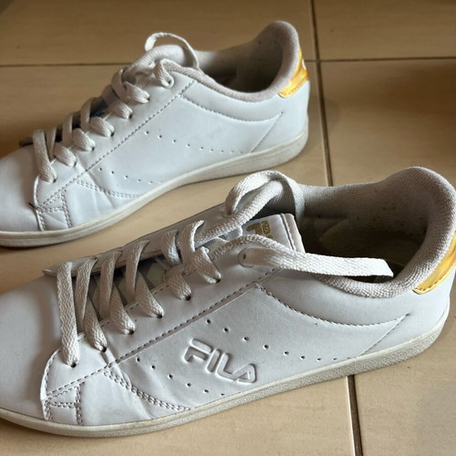 Fila athletic shoes used, white, size 41