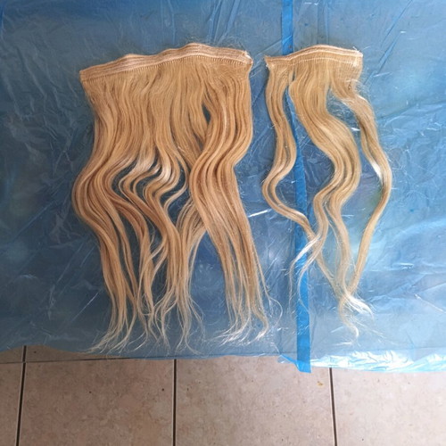 Extension Τρέσα Μαλλιών Body Wave σαν καινούργιο, ξανθό πλατινέ 18 ίντσες ποιότητα ΑΑΑΑ