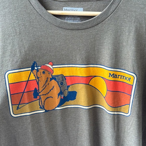 T-shirt Marmot new, army green, size L
