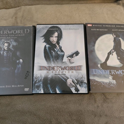 Underworld 3 DVD set used, pack with Greek subtitles
