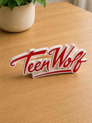 Teen Wolf Logo 3D printed new