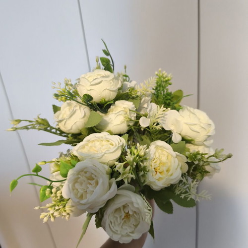 Artificial flowers set of 4 new, natural look, spring decor