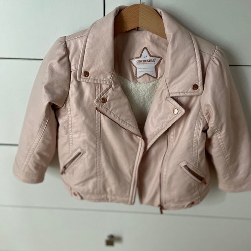 Orchestra jacket used, light pink iridescent, 92 cm