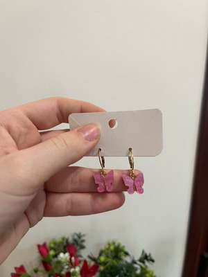 Butterfly earrings handmade