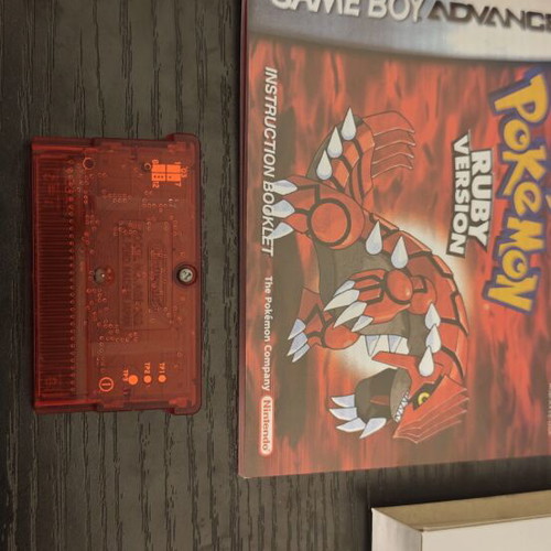 Pokémon Ruby Version Nintendo Game Boy Advance complete new