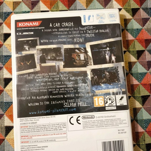 Silent Hill Shattered Memories for Nintendo Wii like new with manual