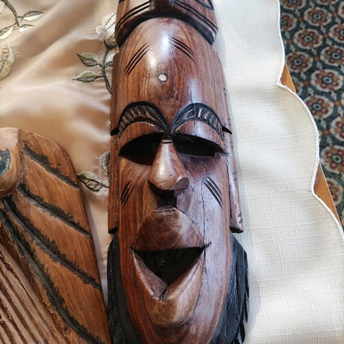 Wooden masks used