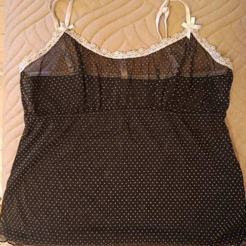 Accesorize transparent sleepwear camisole, size L
