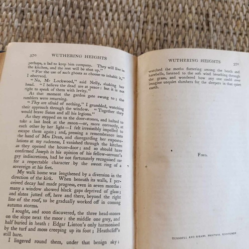 Wuthering Heights used, 1907 hardcover classic by Emily Brontë