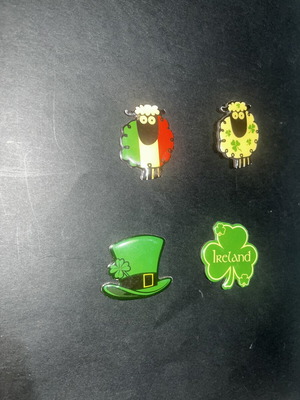 Irish magnets set of 4 used
