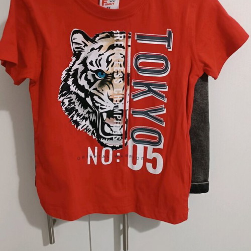 Boys' summer set Funky new, red