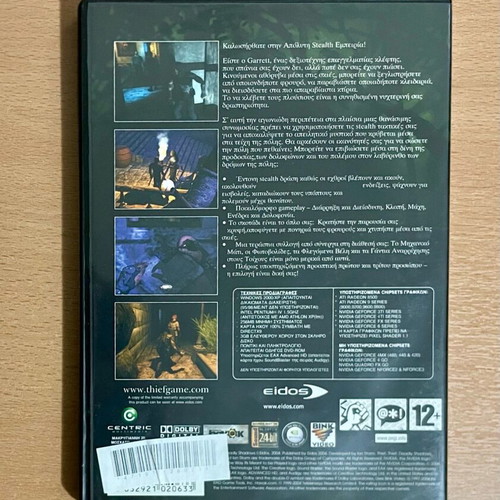 Thief Deadly Shadows PC game like new