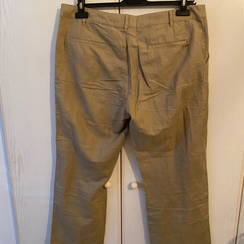 Linen pants khaki medium used
