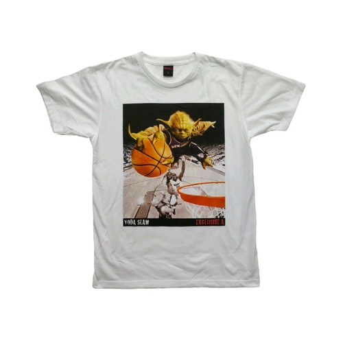 Yoda Basketball Slam Dunk Jedi Star Wars T-shirt new, sizes S M L