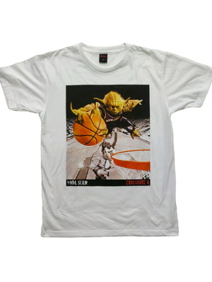Yoda Basketball Slam Dunk Jedi Star Wars T-shirt new, sizes S M L