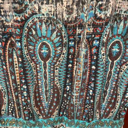 Attrattivo maxi dress new, colorful cotton sleeveless with pockets