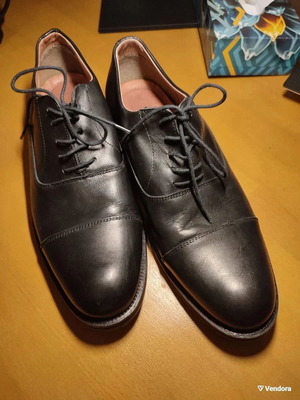 Rococo Black Leather Shoes Used No42