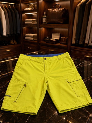 Schoffel Silvaplana Καρό Παντελόνι Νεον Πράσινο Βαμβακερό Μέγεθος 50 XL Σαν Καινούργιο