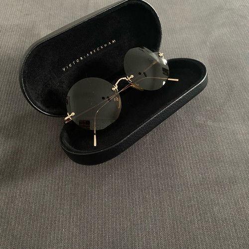 Victoria Beckham sunglasses used, brown/gold
