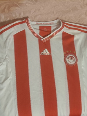 Φανέλα Ολυμπιακού 90 χρόνια Medium Adidas αυθεντική μεταχειρισμένη
