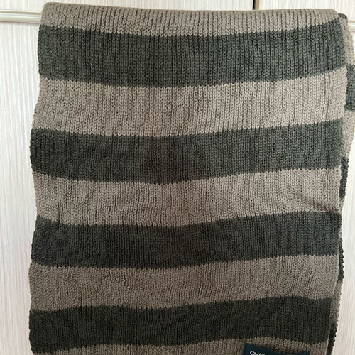 Oxford Company scarf like new, knitted brown - olive