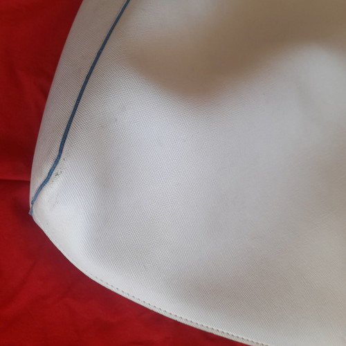Armani Jeans Tote Bag used, white, spacious A4 size