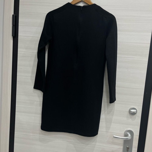 Zara blouse dress used, wool, black, A-line, size L